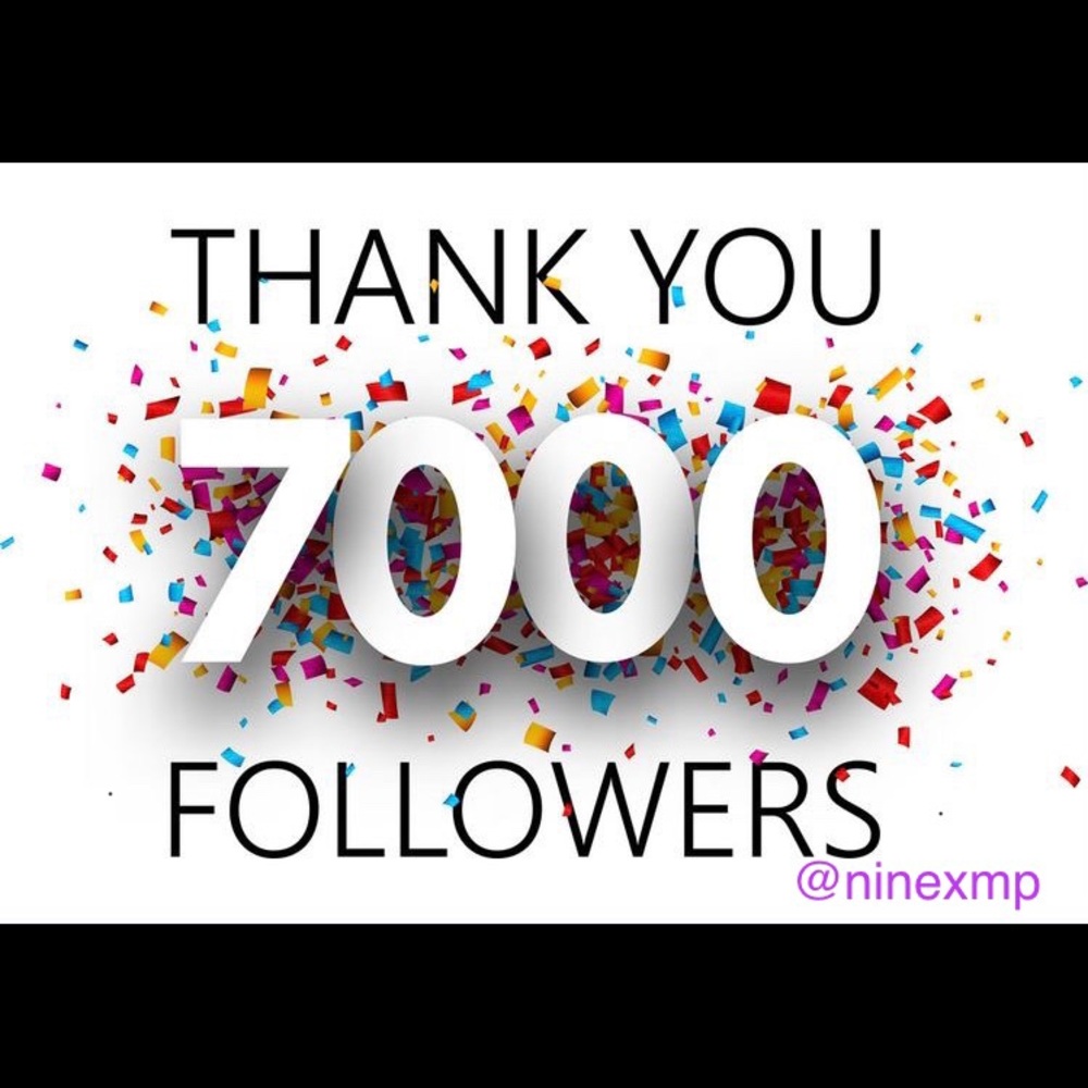 7000 Followers! 😃😃😃
